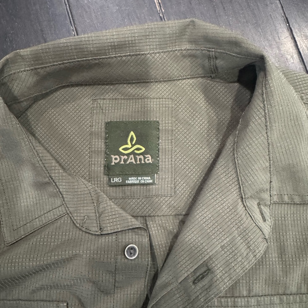 Prana Olive Green Shirt